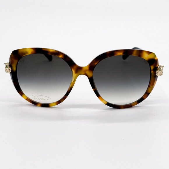 NEW CARTIER CT0064S 002 WOMEN HAVANA SUNGLASSES CT0064S 002 - Picture 2 of 12